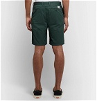 Norse Projects - Aros Slim-Fit Garment-Dyed Cotton-Twill Shorts - Forest green