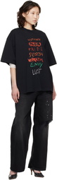 VETEMENTS Black Ripped Jeans