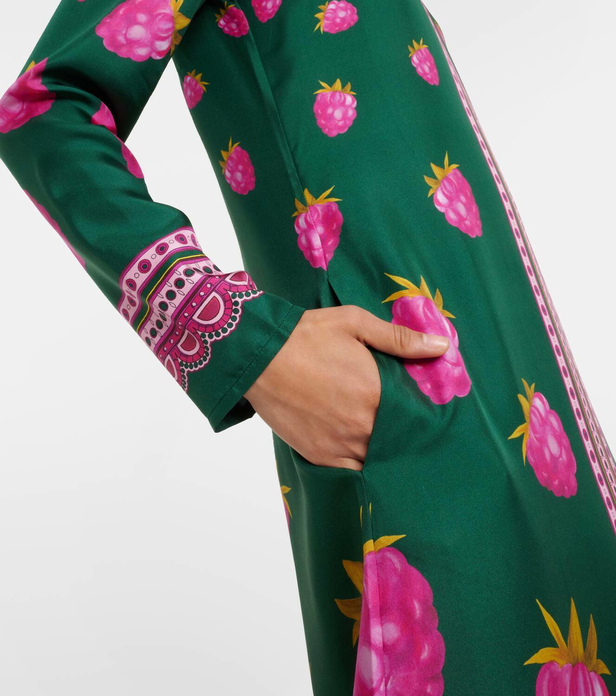 La DoubleJ Swing printed silk twill maxi dress La DoubleJ La DoubleJ Swing printed silk twill maxi dress La DoubleJ