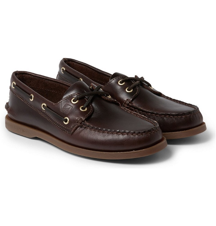 Photo: Sperry - Authentic Original Burnished-Leather Boat Shoes - Men - Brown