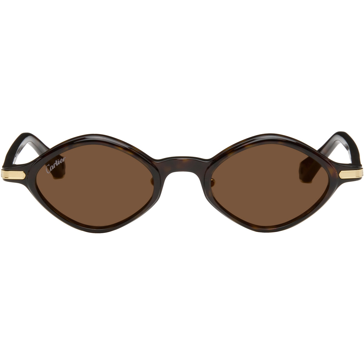 Cartier Brown 'Première de Cartier' Sunglasses
