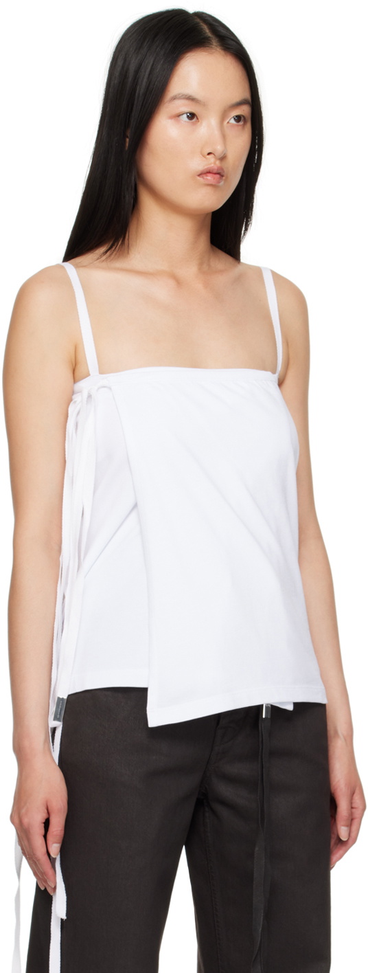 Ann Demeulemeester White Suzy Tank Top Ann Demeulemeester