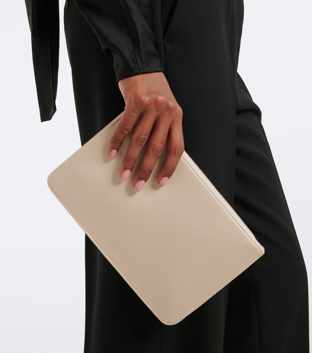 Toteme Threefold satin clutch