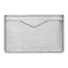 Alexander McQueen Silver Rib Cage Card Holder