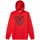 Kenzo Men's CNY Year of The Tiger Popover Hoody in Medium Red