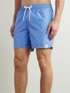 Altea - Straight-Leg Printed Swim Shorts - Blue