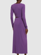 THE ANDAMANE Gia Stretch Jersey Midi Dress