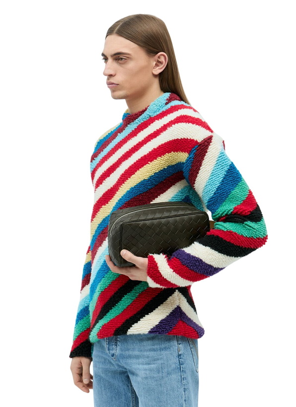 Photo: Bottega Veneta Intrecciato Travel Pouch