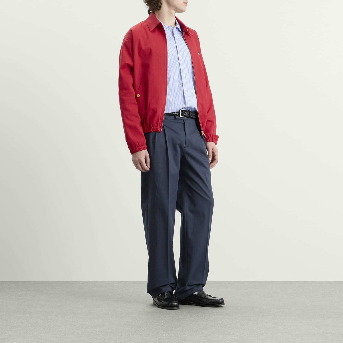 Drôle de Monsieur Men's Golfer Cotton Pants in Navy