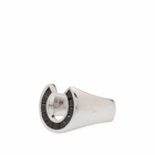 Tom Wood Lunar Year Felix Ring in Black Spinel