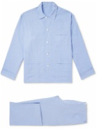 Anderson & Sheppard - Linen Pyjama Set - Blue