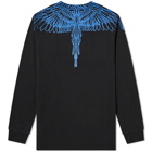 Marcelo Burlon Long Sleeve Pictorial Wings Tee