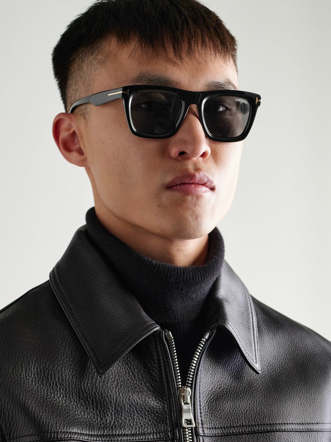 TOM FORD - Lelio Square-Frame Acetate Sunglasses TOM FORD display picture 1