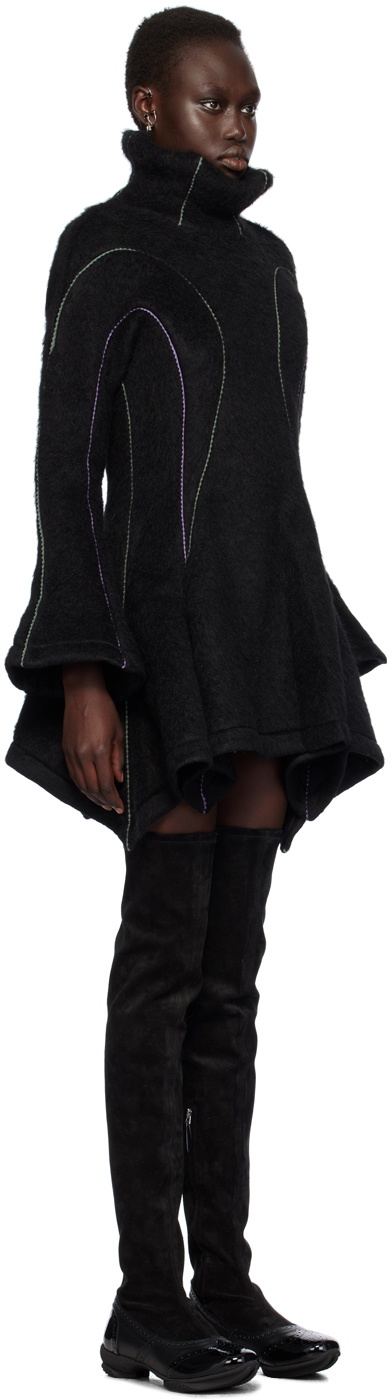 Kiko Kostadinov Black Dusk Minidress