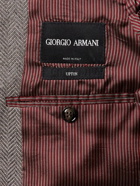 Giorgio Armani - Herringbone Cashmere and Silk-Blend Blazer - Gray