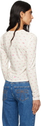 Sandy Liang White Nap T-shirt