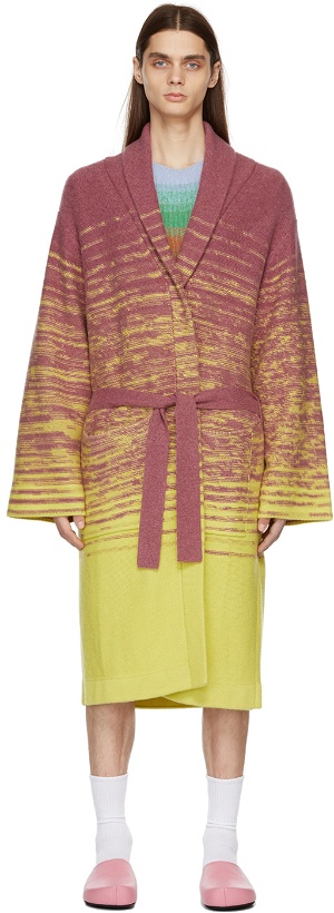 Photo: The Elder Statesman Pink & Yellow Ombre Super Soft Robe