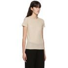 Frenckenberger Off-White Cashmere Perfect T-Shirt