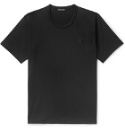 Acne Studios - Nash Logo-Appliquéd Cotton-Jersey T-Shirt - Black