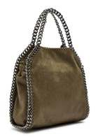 Stella Mccartney Falabella Mini Faux Suede Tote - Olive - One Size