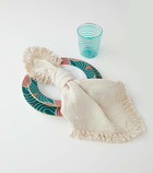 Once Milano Set of two fringed napkins