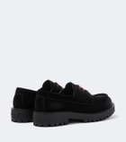 Prada Suede boat shoes