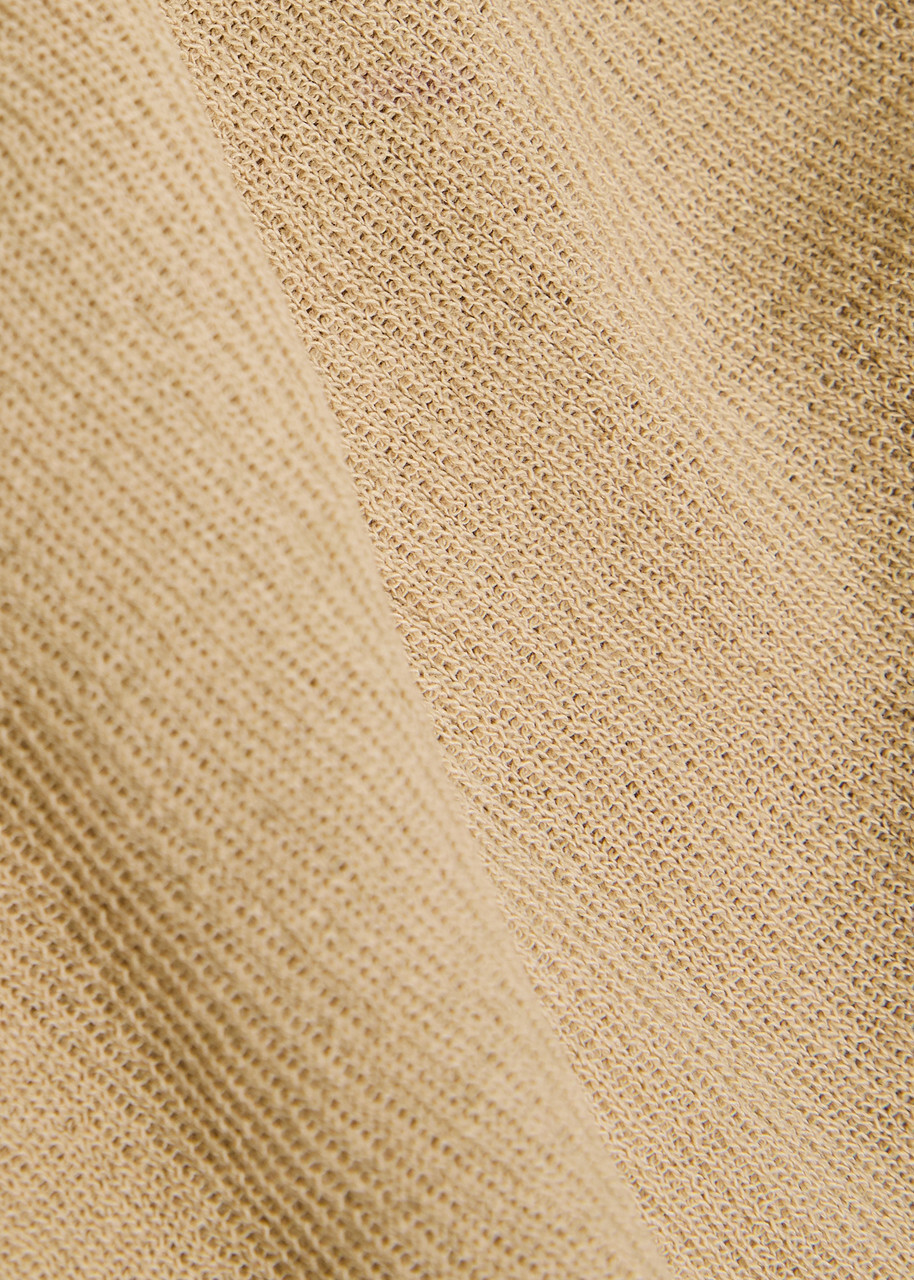 Day Birger ET Mikkelsen Briggs Ribbed Cotton-blend Cardigan Beige