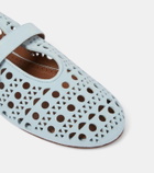 Alaïa Vienne leather ballet flats