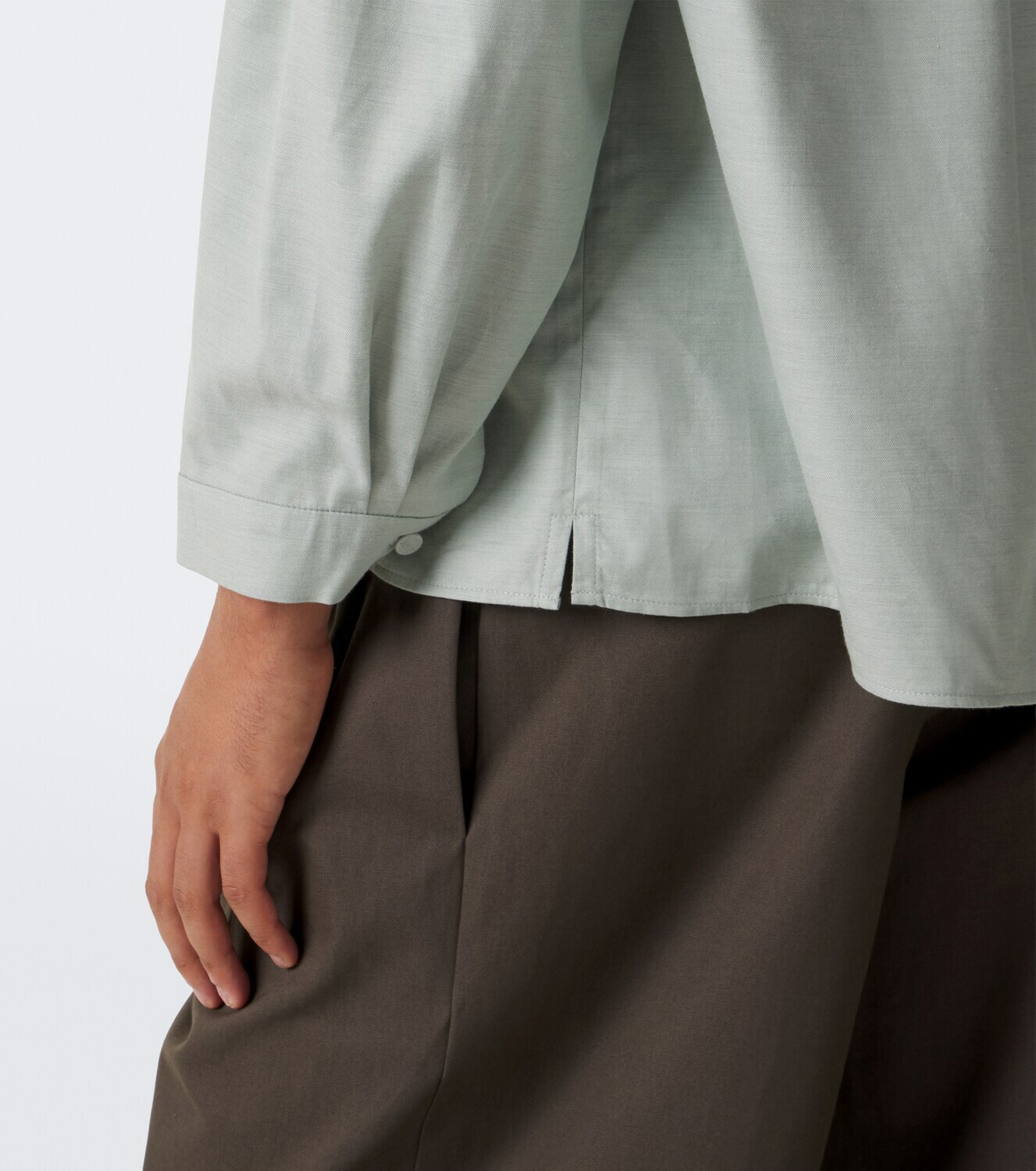 Kiko Kostadinov Evers cotton and cashmere shirt