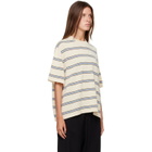 Cordera Off-White Organic Cotton Striped T-shirt