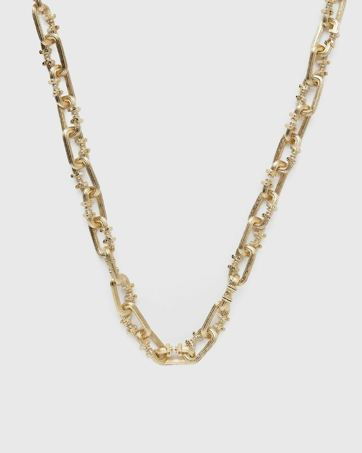Casablanca SMALL C LINK COLUMN NECKLACE gold Mens Jewellery