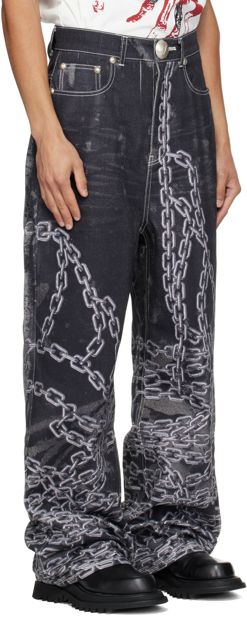 Thug Club Black TC Shackle Jeans