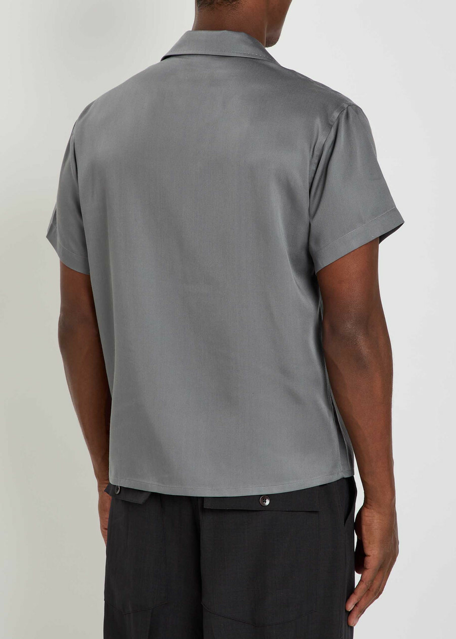 Second Layer Avenue Woven Shirt Grey