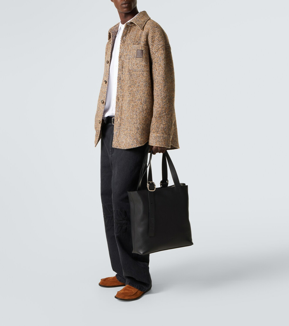 Loewe Loop Loewe Loop leather tote bag Loewe