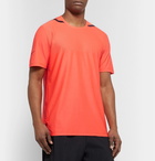 Nike Training - Tech Pack Mesh-Panelled Dri-FIT T-Shirt - Bright orange