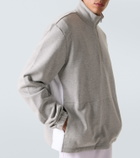 Thom Browne 4-Bar cotton jersey half-zip sweatshirt