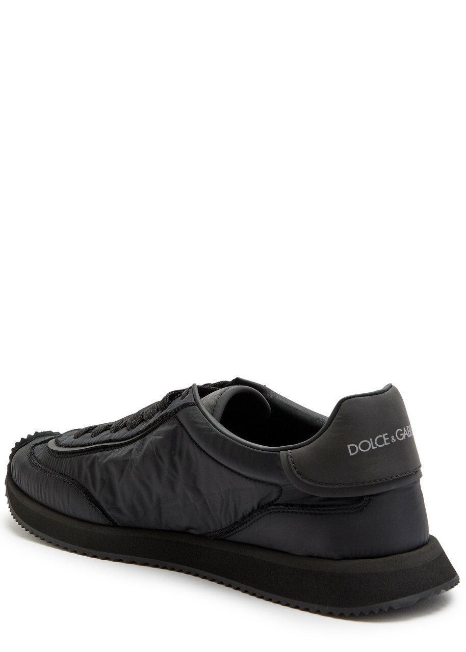 Dolce & Gabbana Runner Panelled Shell Sneakers Black