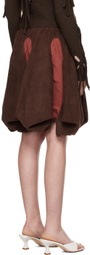 J.Kim Brown Porcelain Figurine Midi Skirt