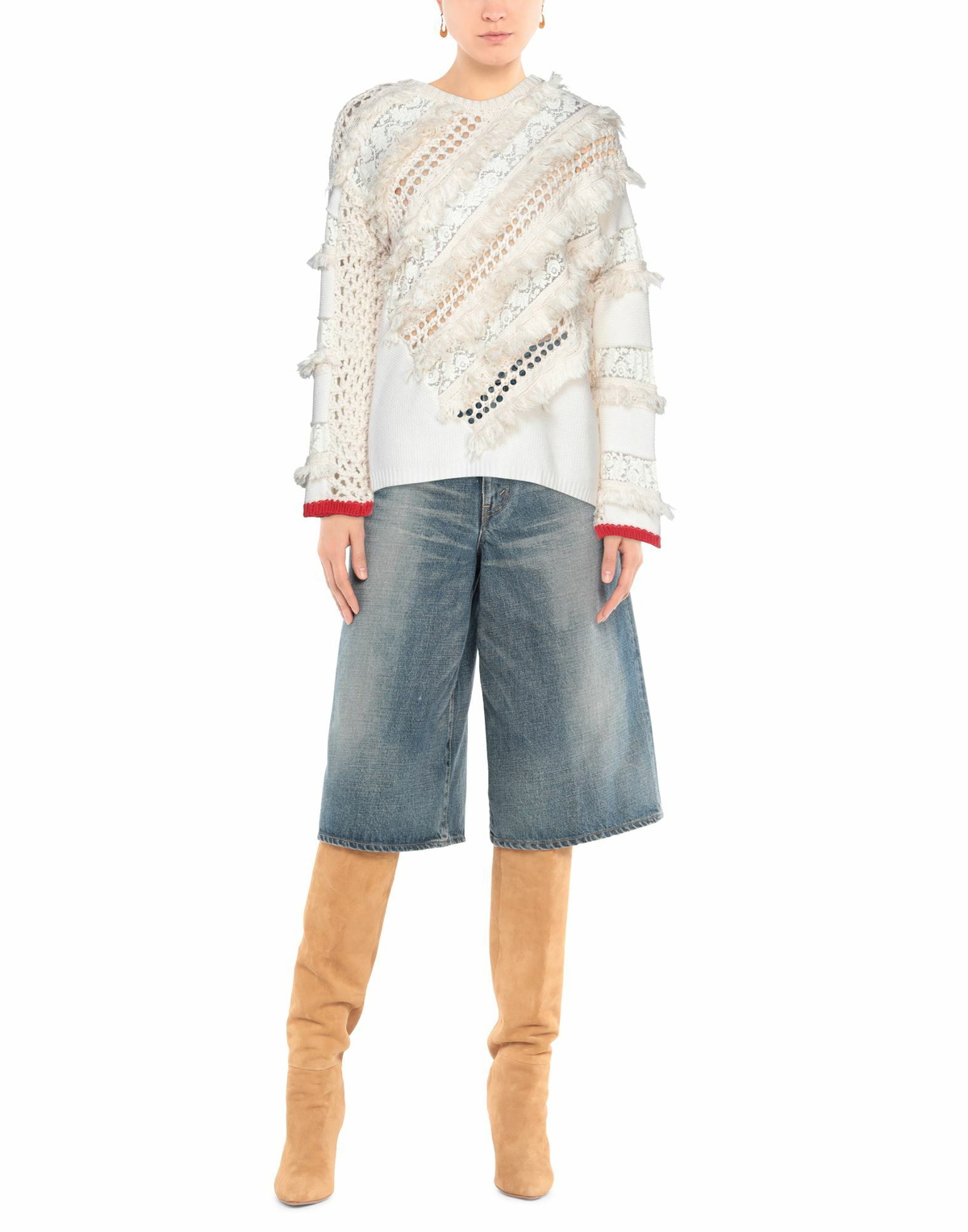 Koché Womens Sweater in White