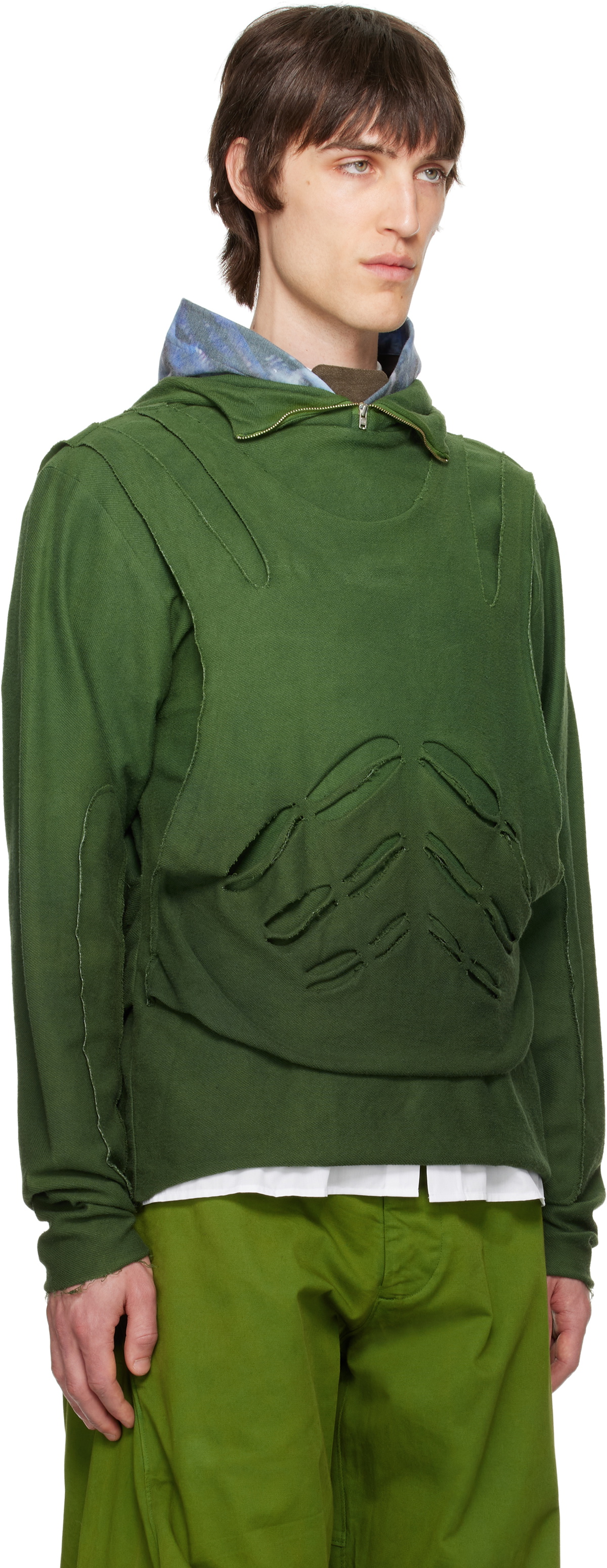 YAKU Green D Hoodie