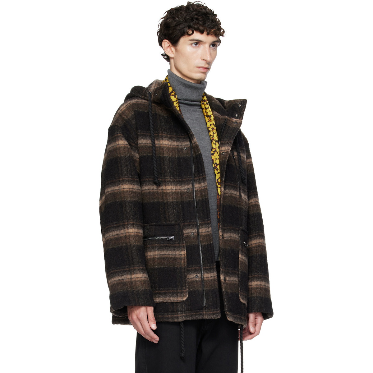 Isabel Marant Black & Beige Kiril Jacket