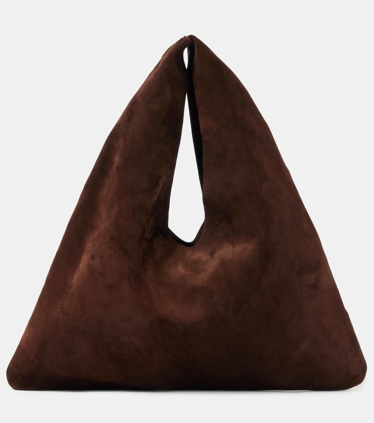 The Row Bindle Small suede tote bag The Row
