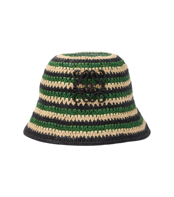 Photo: Loewe Paula's Ibiza striped raffia bucket hat
