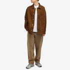 Polar Skate Co. Men's Hickory Stripe Ezra Jacket in Rust