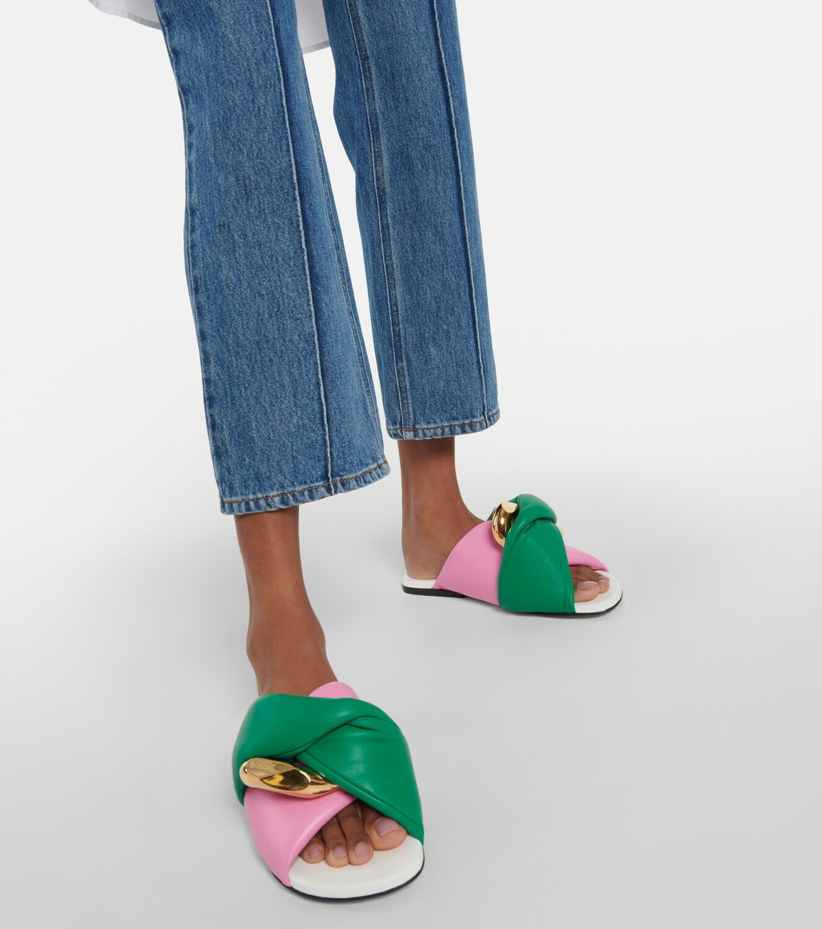 JW Anderson Chain Twist leather sandals JW Anderson