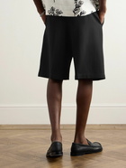 Jacquemus - Melo Straight-Leg Pleated Grain de Poudre Wool Bermuda Shorts - Black