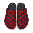 Malibu Sandals Navy and Red Nylon Colony 2T Sandals