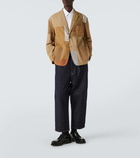 Comme des Garçons Homme Cotton-blend satin blazer