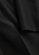 Harris Wharf London Cocoon Wool-felt Coat Black