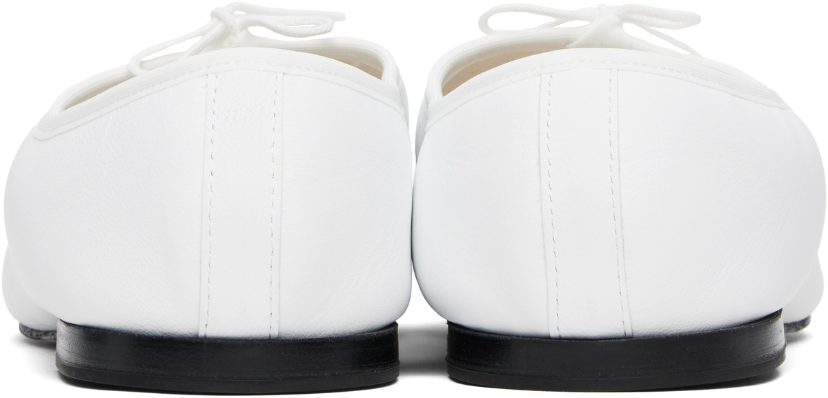 Repetto White Lucien Ballet Loafers
